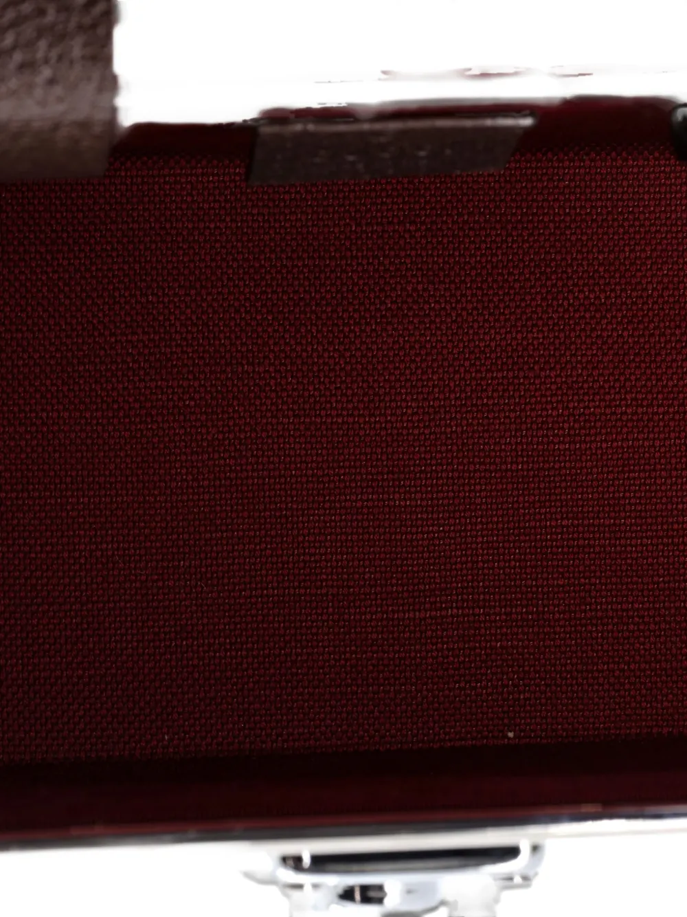 GUCCI Pre-owned Bamboo Globe-trotter Vanity Case Gg Coated Canvas Satchel In Brown