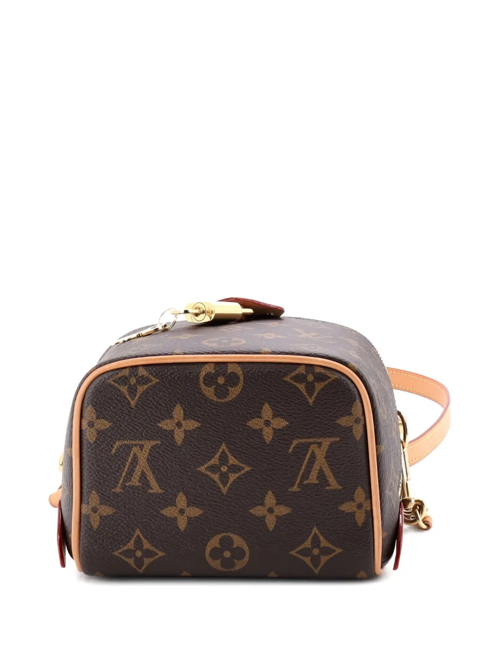 Pre-owned Louis Vuitton Just In Case Shoulder Bag Monogram Coated Canvas Crossbody Bag In Brown
