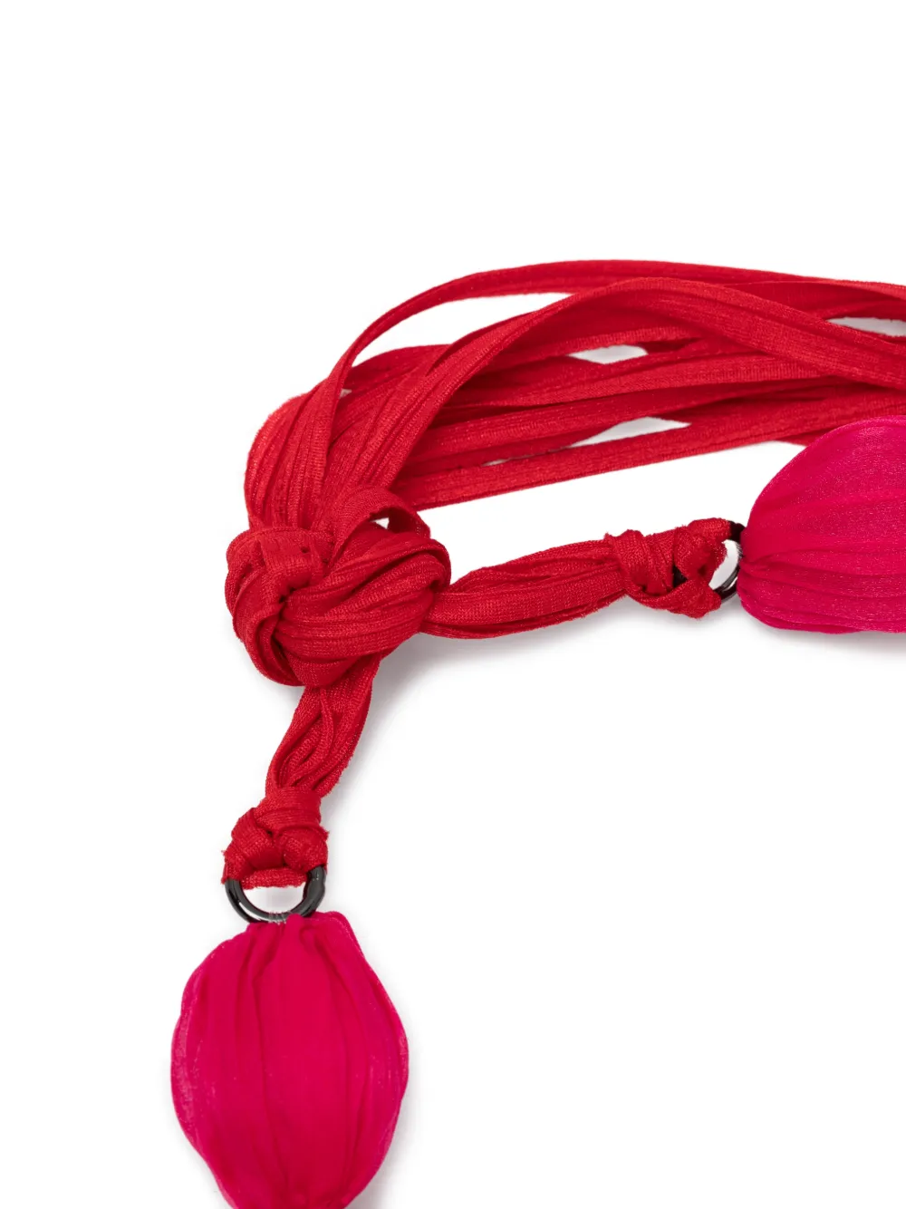 Issey Miyake Shibori Necklace In Pink