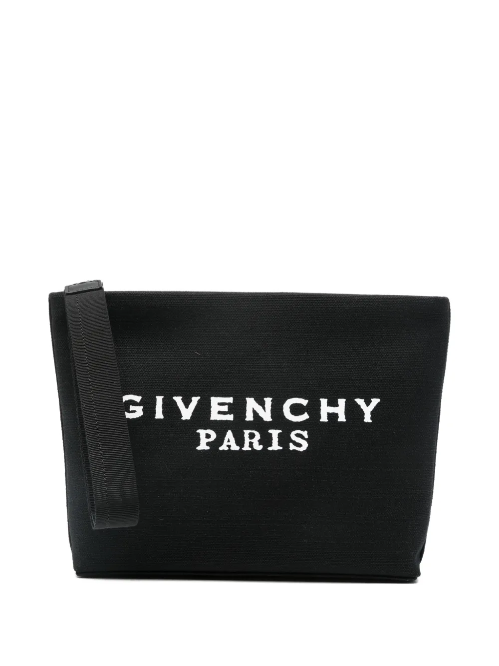 Givenchy logo-lettering clutch bag | Black | Image 1
