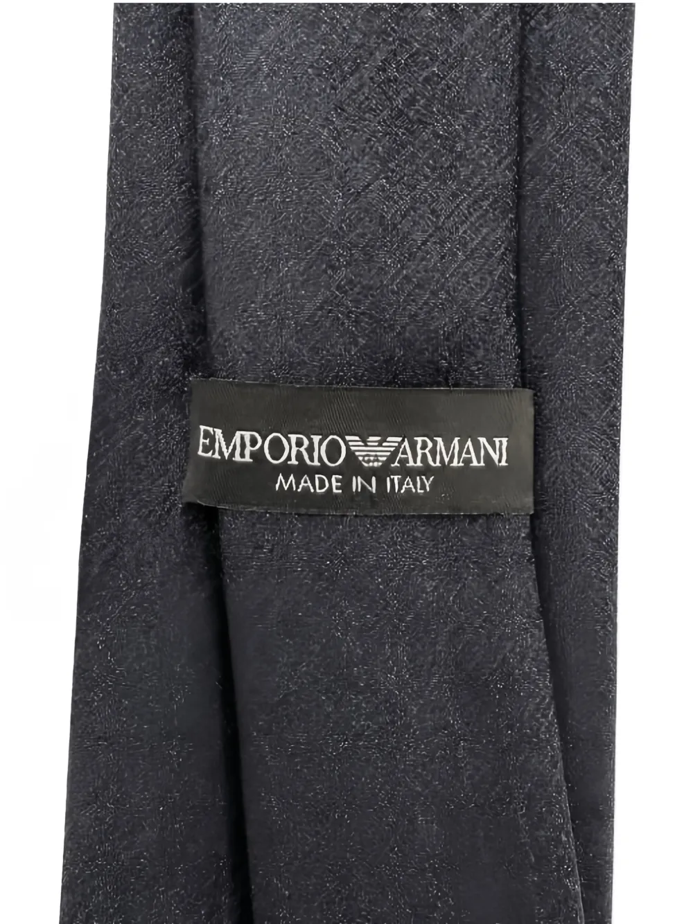 Giorgio Armani Verstelbare stropdas met puntige neus Blauw