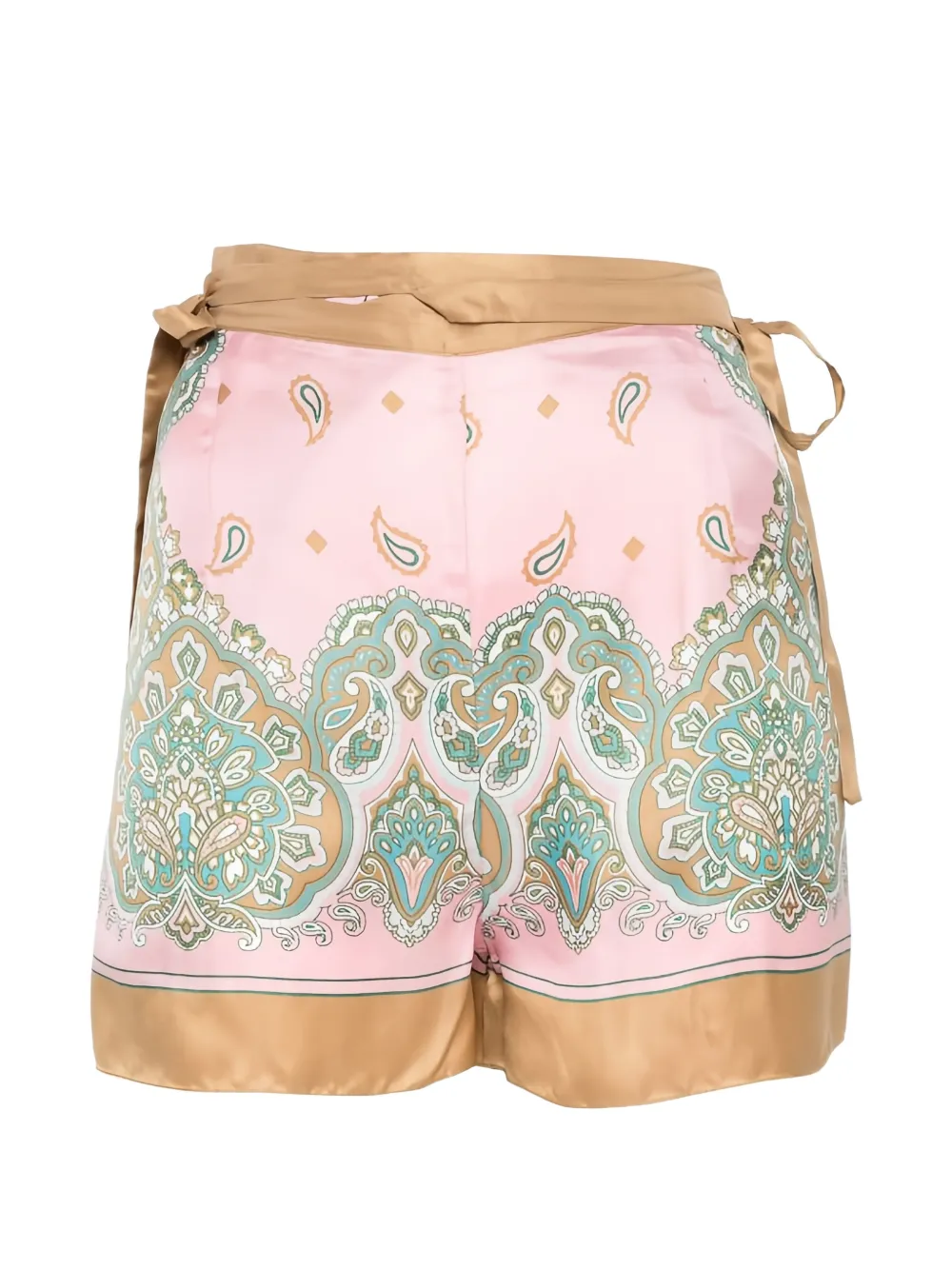  Pinko Paisley Tie-fastening Shorts 