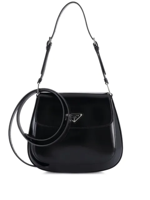 Prada Pre-Owned bolsa de hombro Cleo Flap Spazzolato pequeña de piel