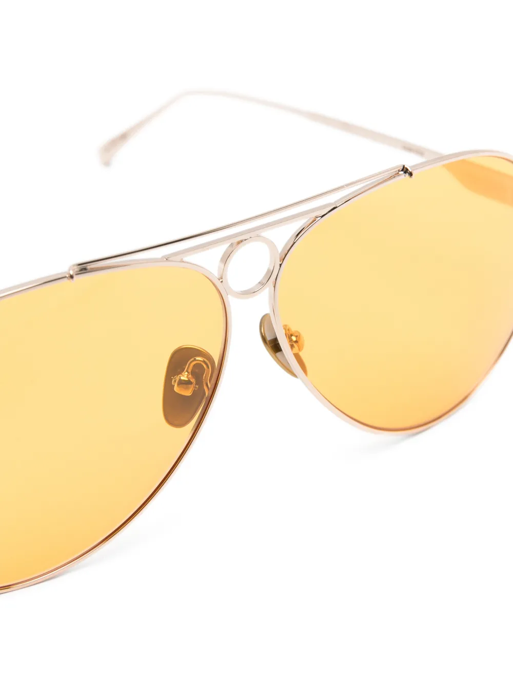  Face Hide Hunter Pilot Sunglasses - Gold 