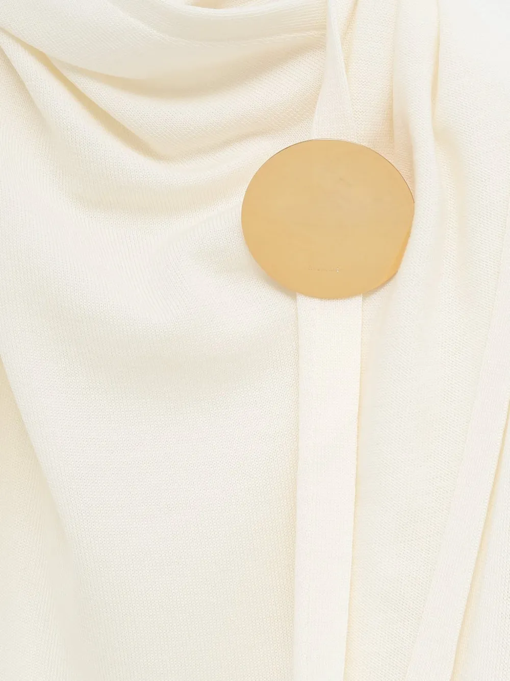  Jil Sander Pull à Design Drapé - Tons Neutres 