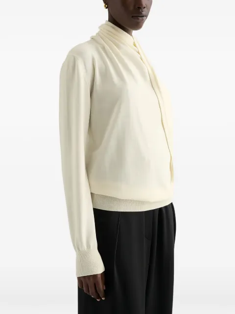 Jil Sander draped sweater