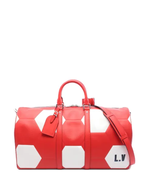 Louis Vuitton Pre-Owned x FIFA 2018 Keepall Bandoulière 50 embossed tote bag