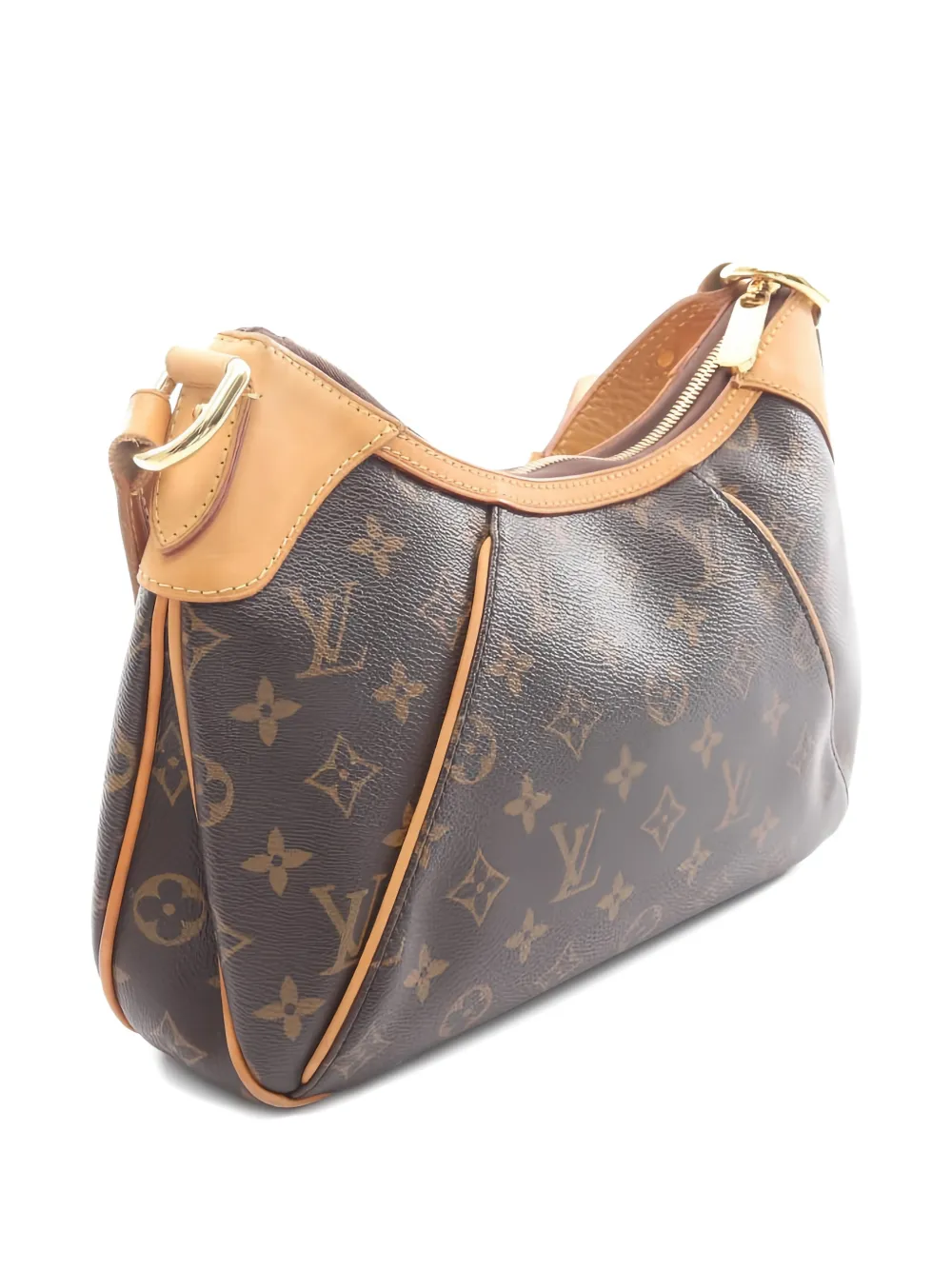 Louis Vuitton Pre-Owned 2009 Thames PM monogram canvas shoulder bag - Bruin