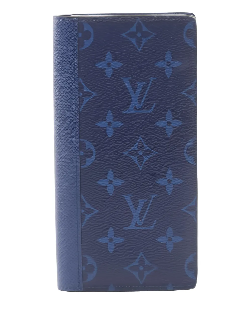 Pre-owned Louis Vuitton 2021 Brazza Wallet In Blue