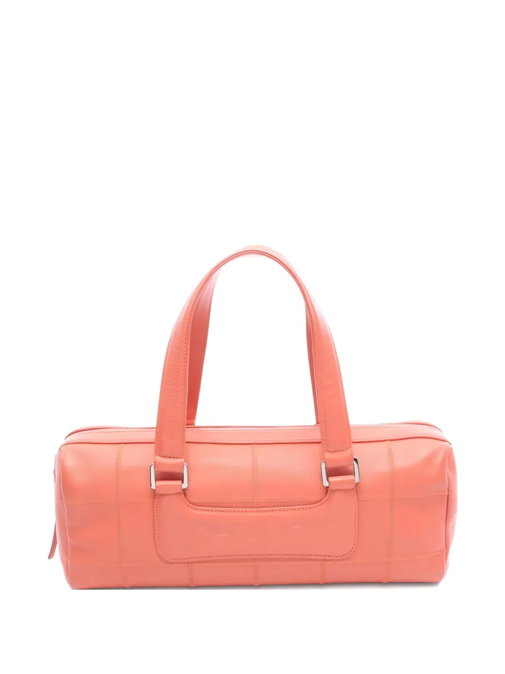 CHANEL Pre-Owned 2005-2006 caviar boston bag - Arancione