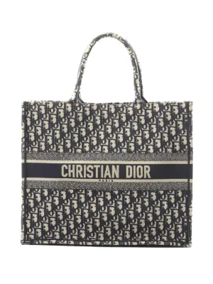 Christian Dior Pre-Owned Book ハウンドトゥース ハンドバッグ