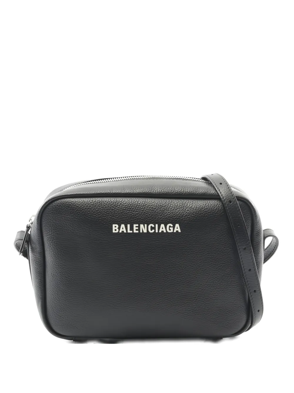 Pre-owned Balenciaga 2010s Medium Everyday Camera Shoulder Bag In Black