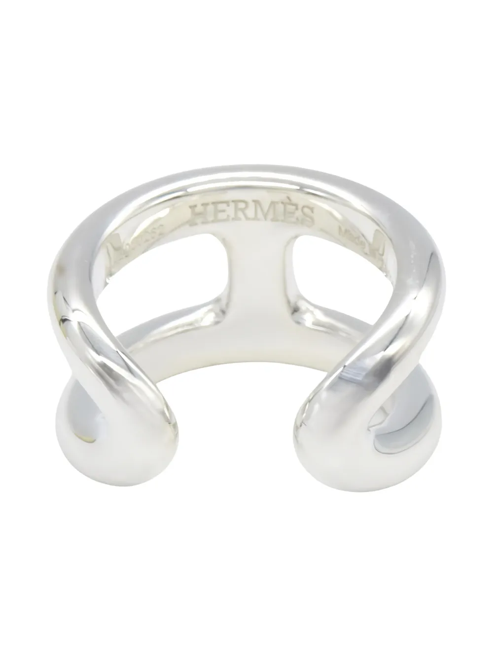 Hermès Pre-Owned anillo Osmoz en plata de ley 2010 | Hombre | Image 2