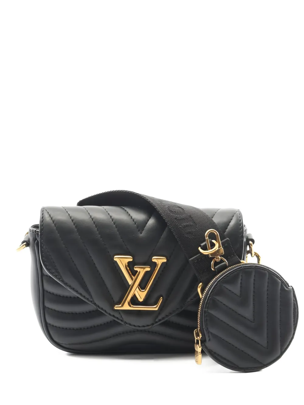 Louis Vuitton Pre-Owned 2021s leather crossbody bag - Black