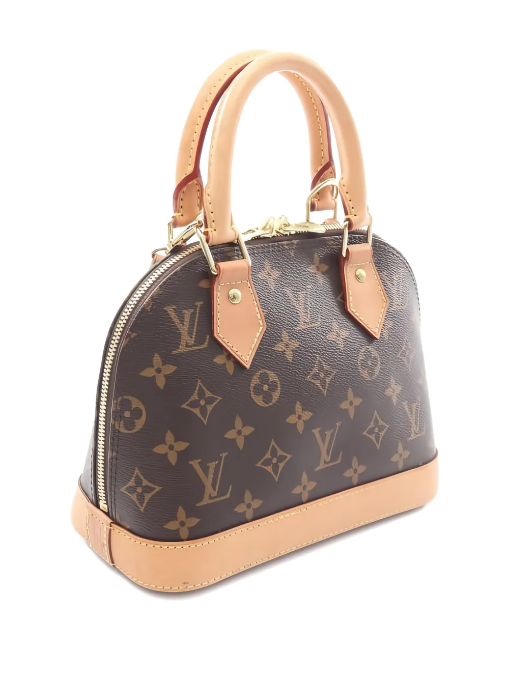 Louis Vuitton Pre-Owned 2010 Alma BB monogram-canvas tote bag - Bruin