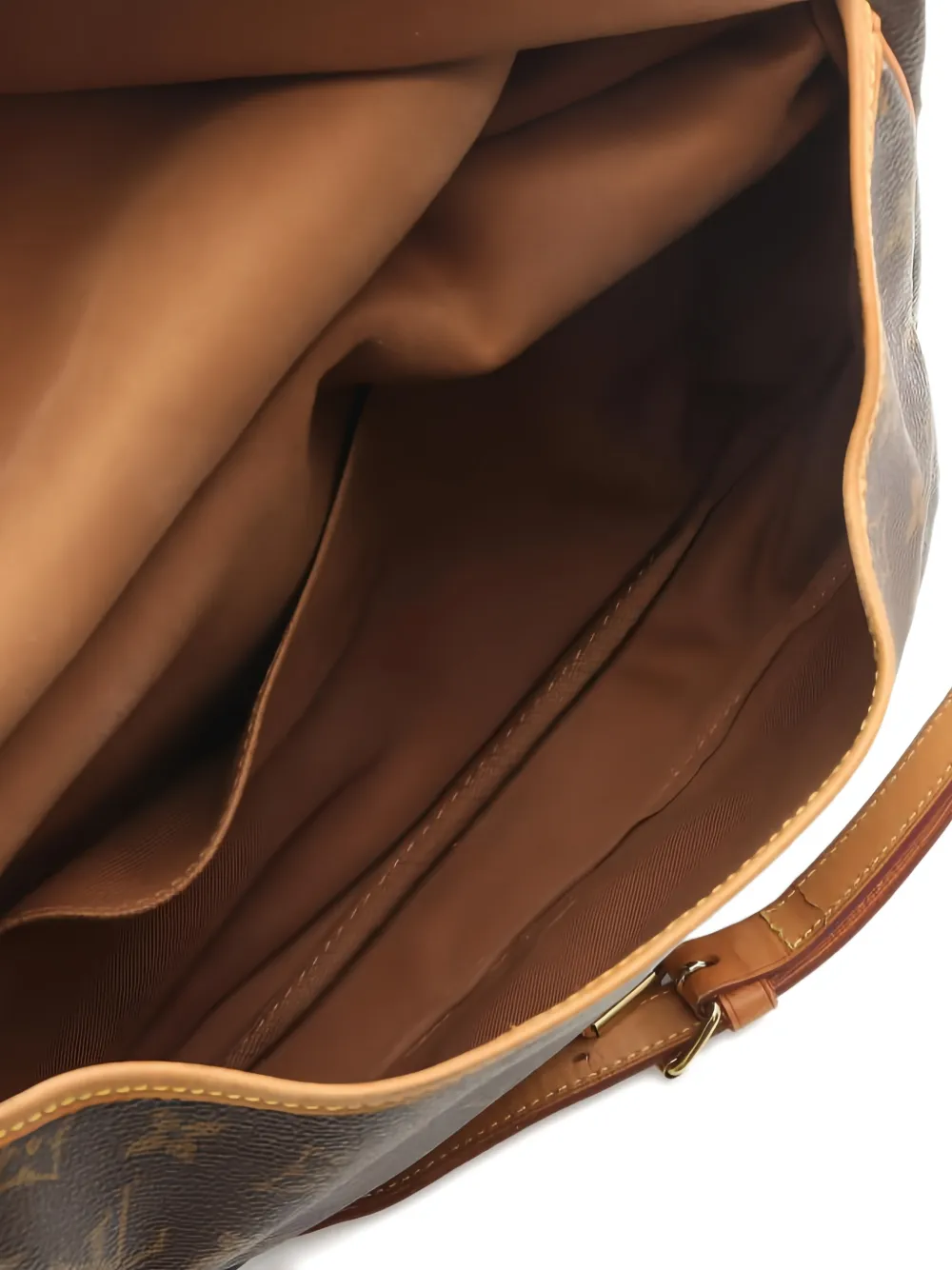  Louis Vuitton Pre-owned 2000 Saumur 30 Monogram Shoulder Bag - Brown 