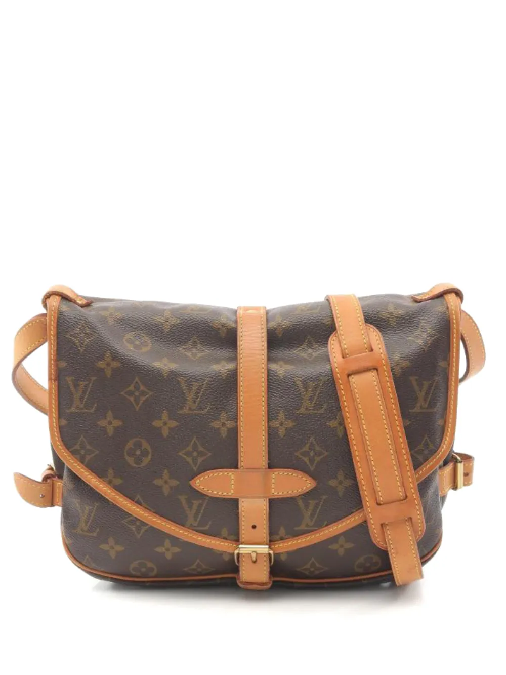 Louis Vuitton Pre-Owned 2000 Saumur 30 monogram shoulder bag - Marrone