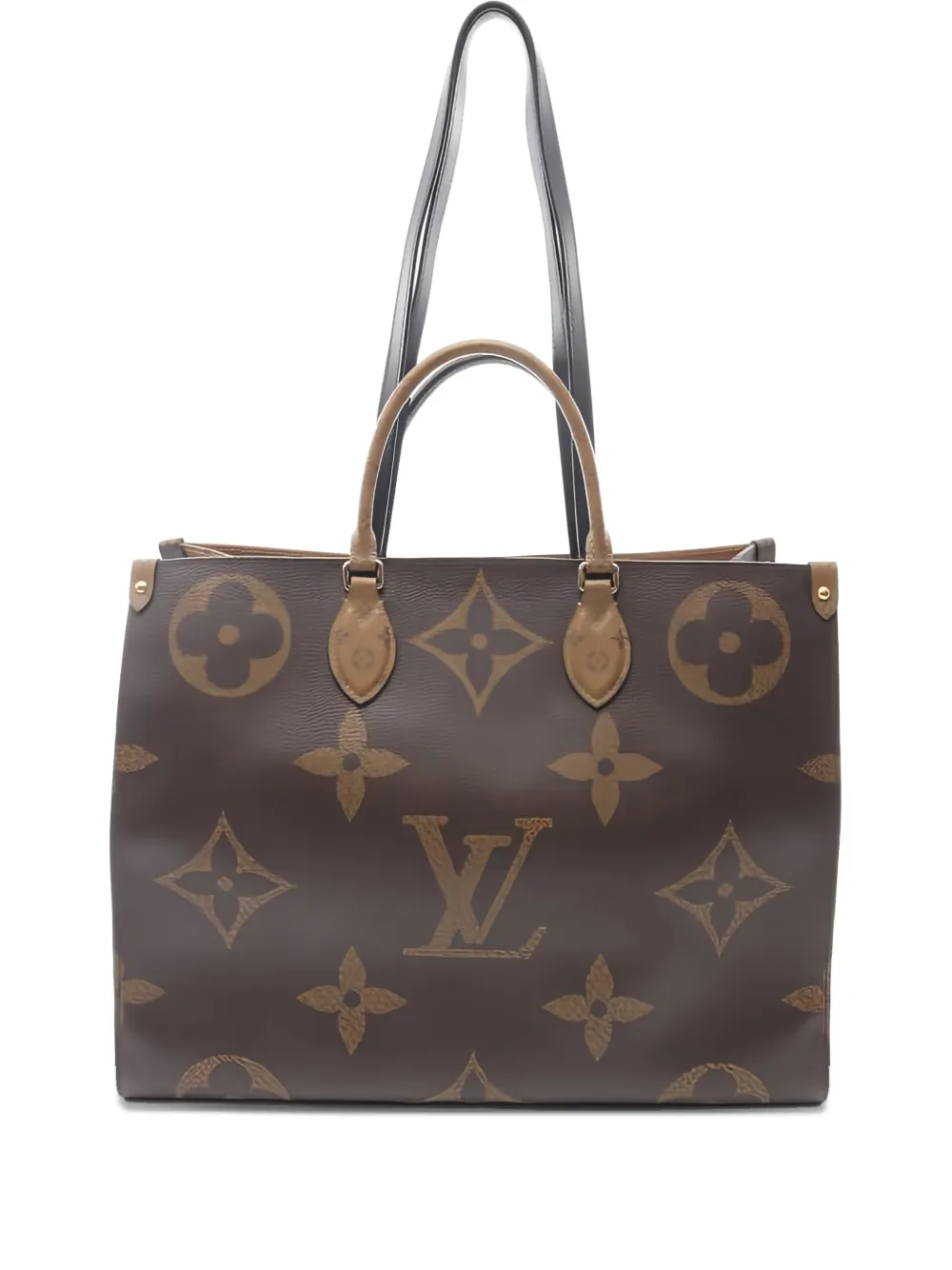 Louis Vuitton Pre-Owned 2021 on-the-go GM monogram-canvas tote bag | Brown | Image 1