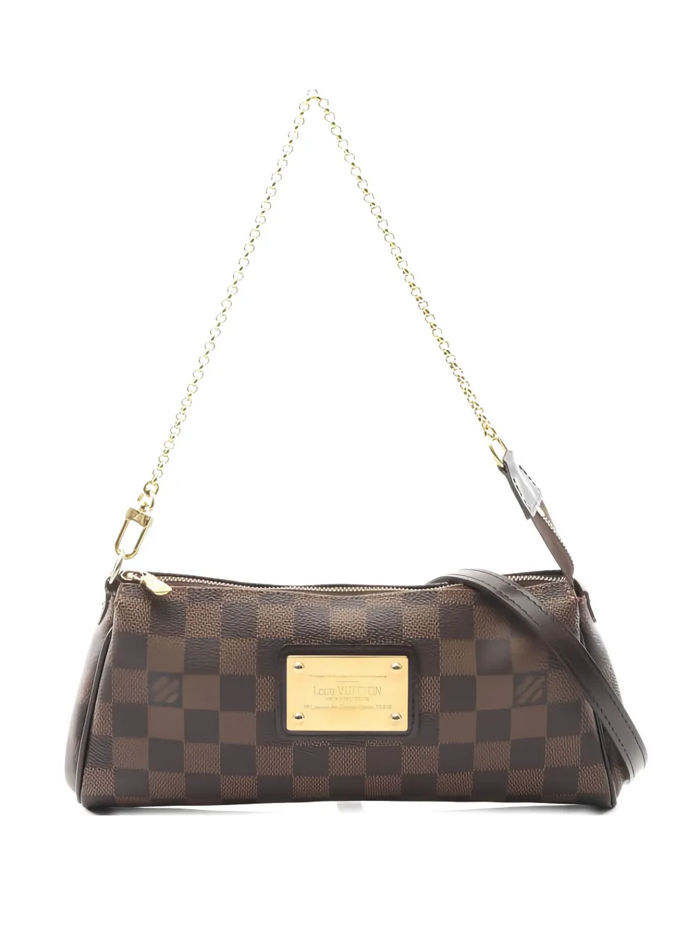 Louis Vuitton Pre-Owned 2017 logo-plaque shoulder bag - Marrone