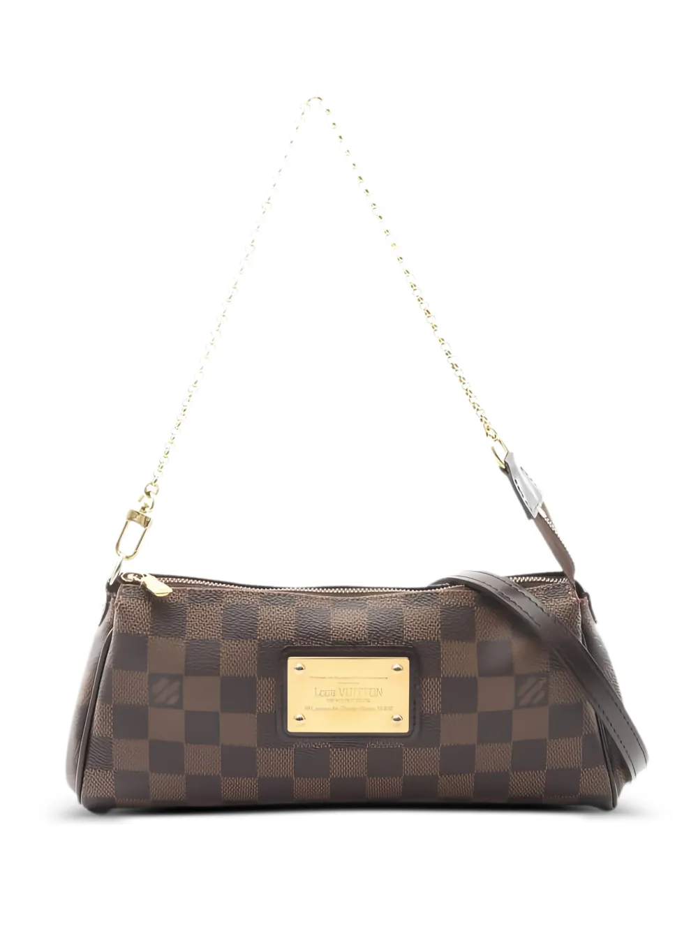 Louis Vuitton Pre-Owned 2017 logo-plaque shoulder bag - Marrone