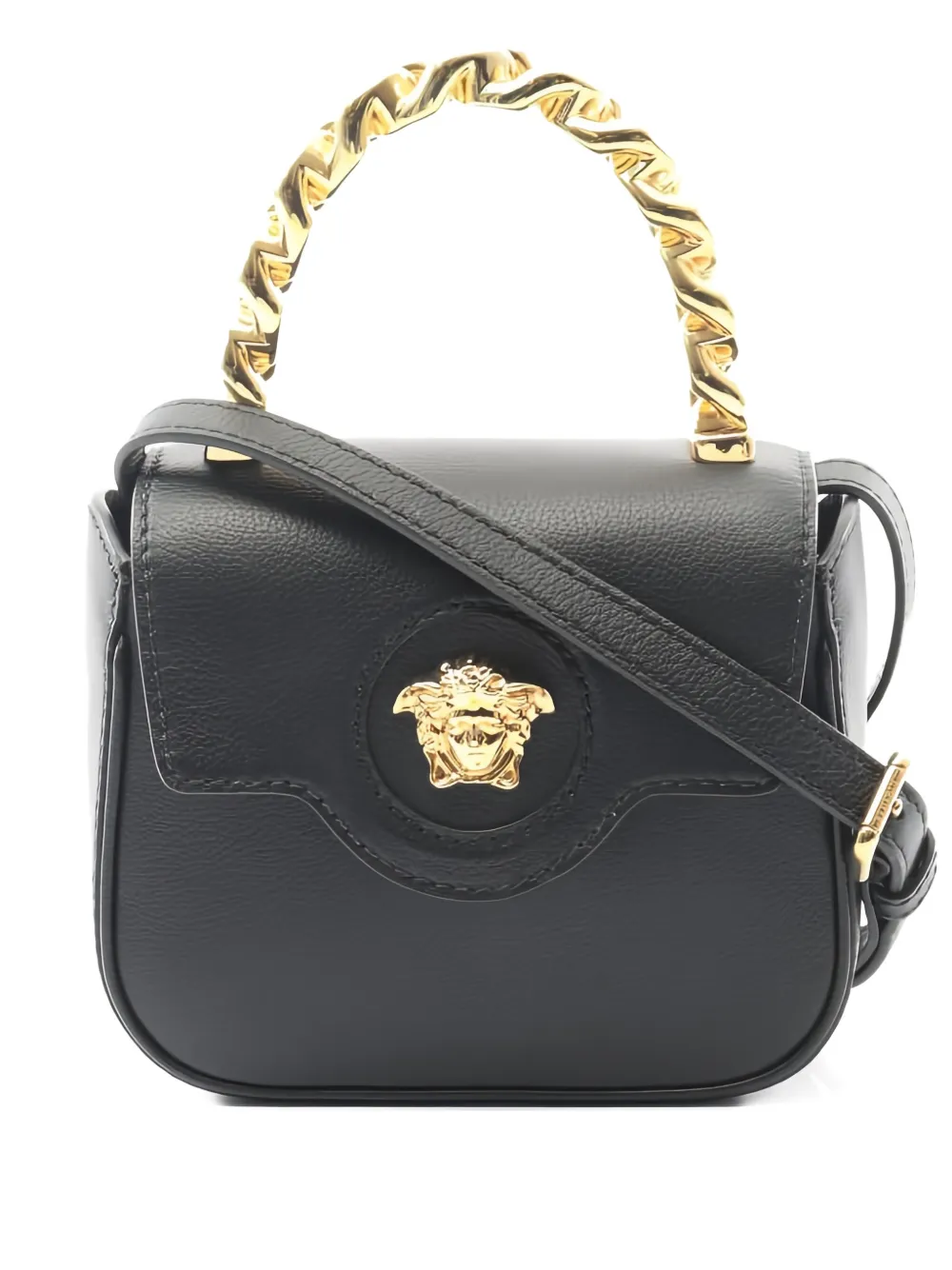 Pre-owned Versace 2010s Medusa-detail Tote Bag In Black