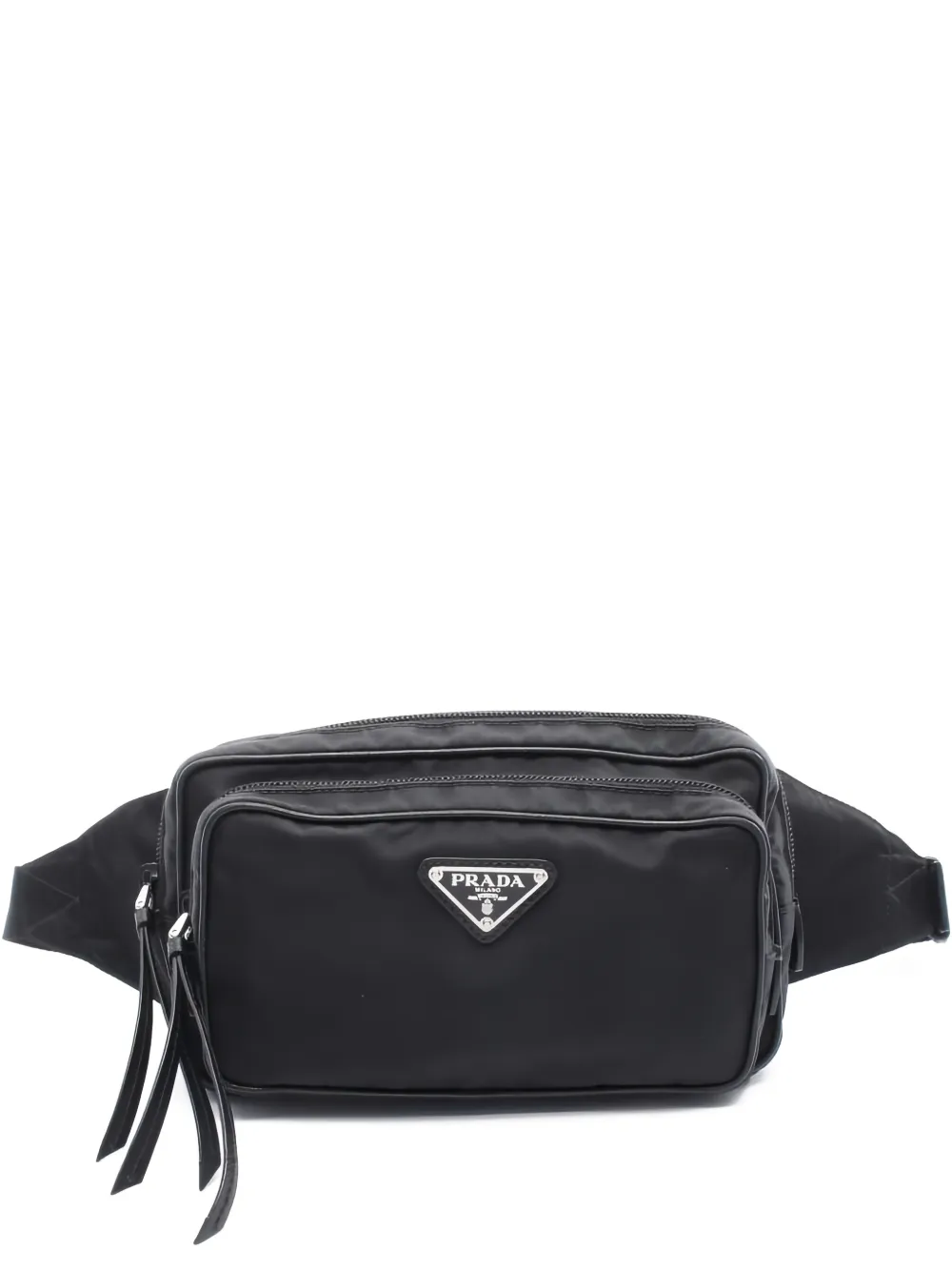 Prada Pre-Owned 2010s logo-plaque belt bag - Nero