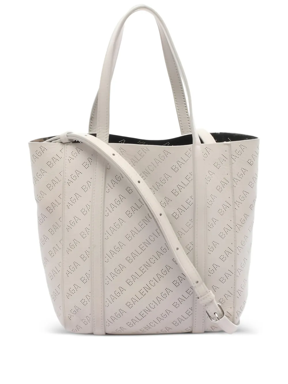 Balenciaga Pre-Owned 2000 pierced leather tote bag - Toni neutri