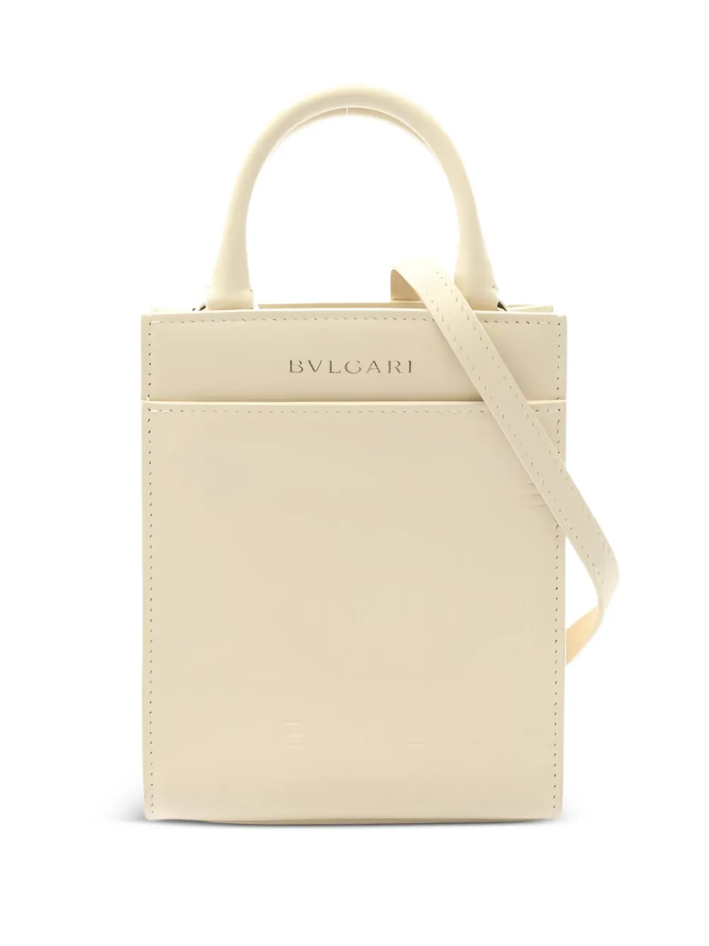 Bvlgari Pre-Owned tote corto en relieve 2010 | neutro | Image 1