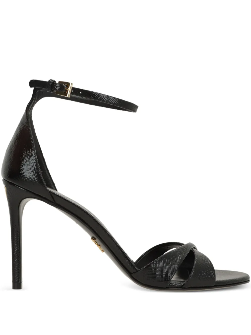 Prada criss-cross strap sandals | Black | Image 1