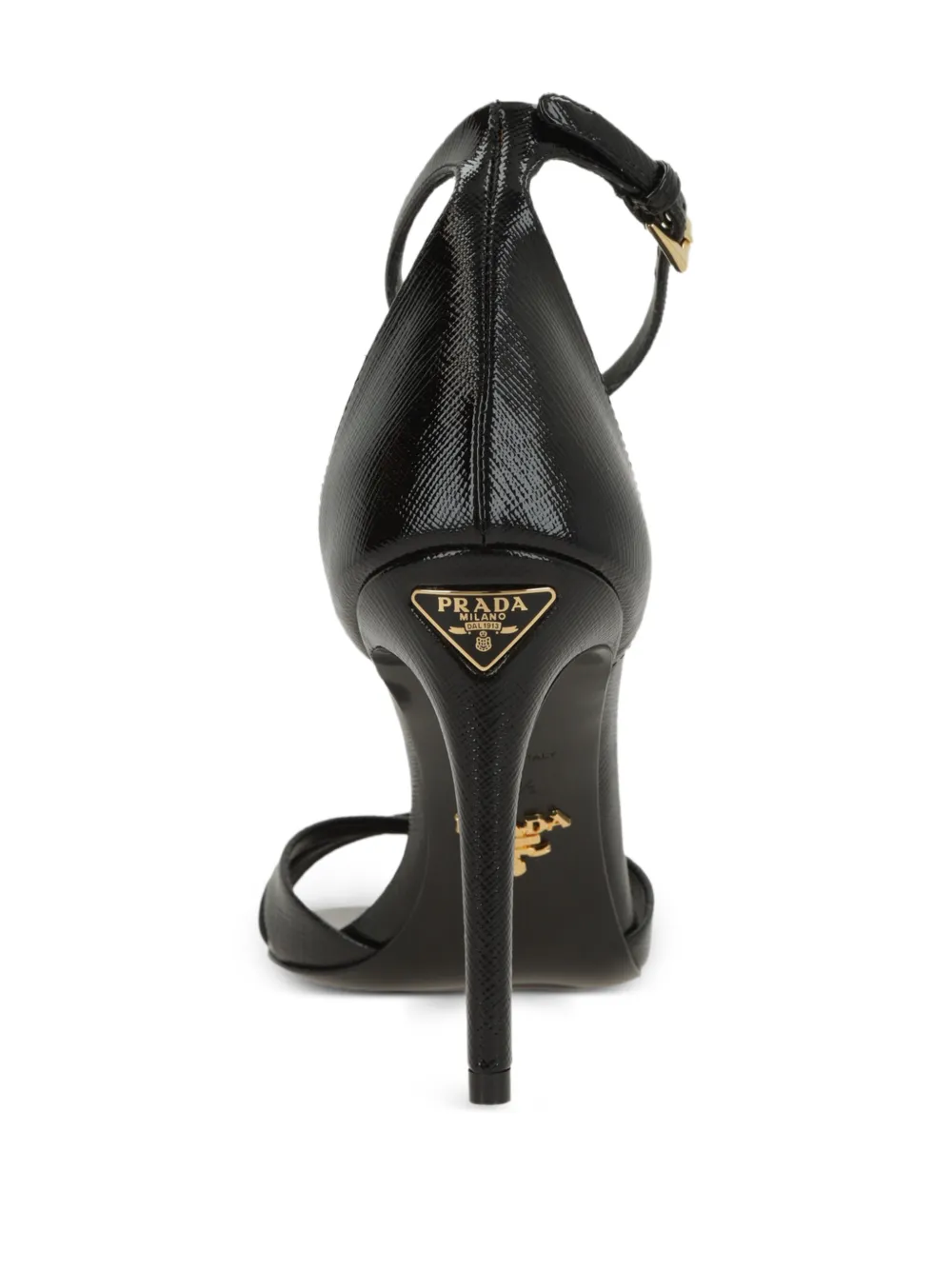 Prada Sandalen met gekruiste bandjes Zwart