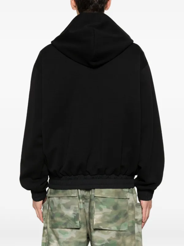 AMIRI ジップアップ パーカー | ブラック | FARFETCH JP