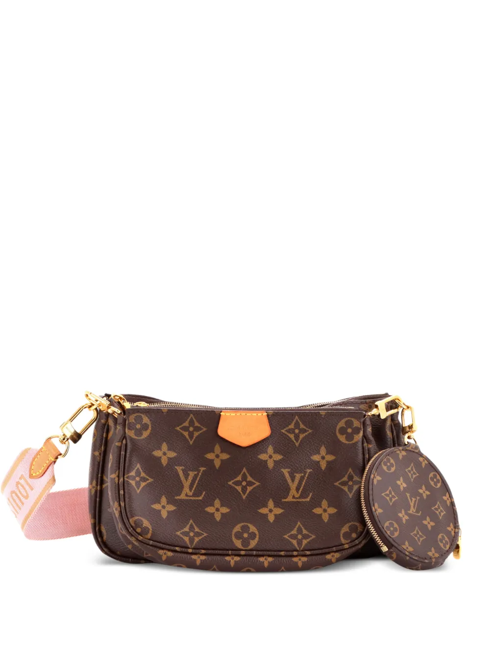 Louis Vuitton Pre-Owned Multi Pochette Accessoires Monogram Canvas crossbody bag - Marrone
