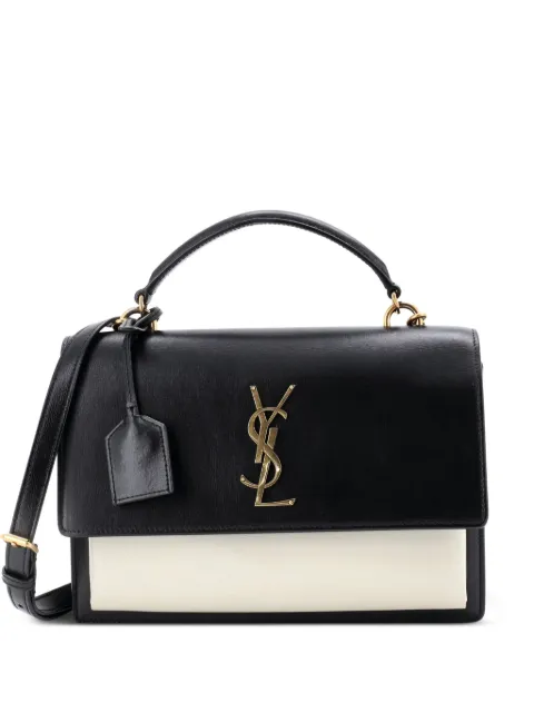 Saint Laurent Pre-Owned Sunset Top Handle Leather Medium shoulder bag