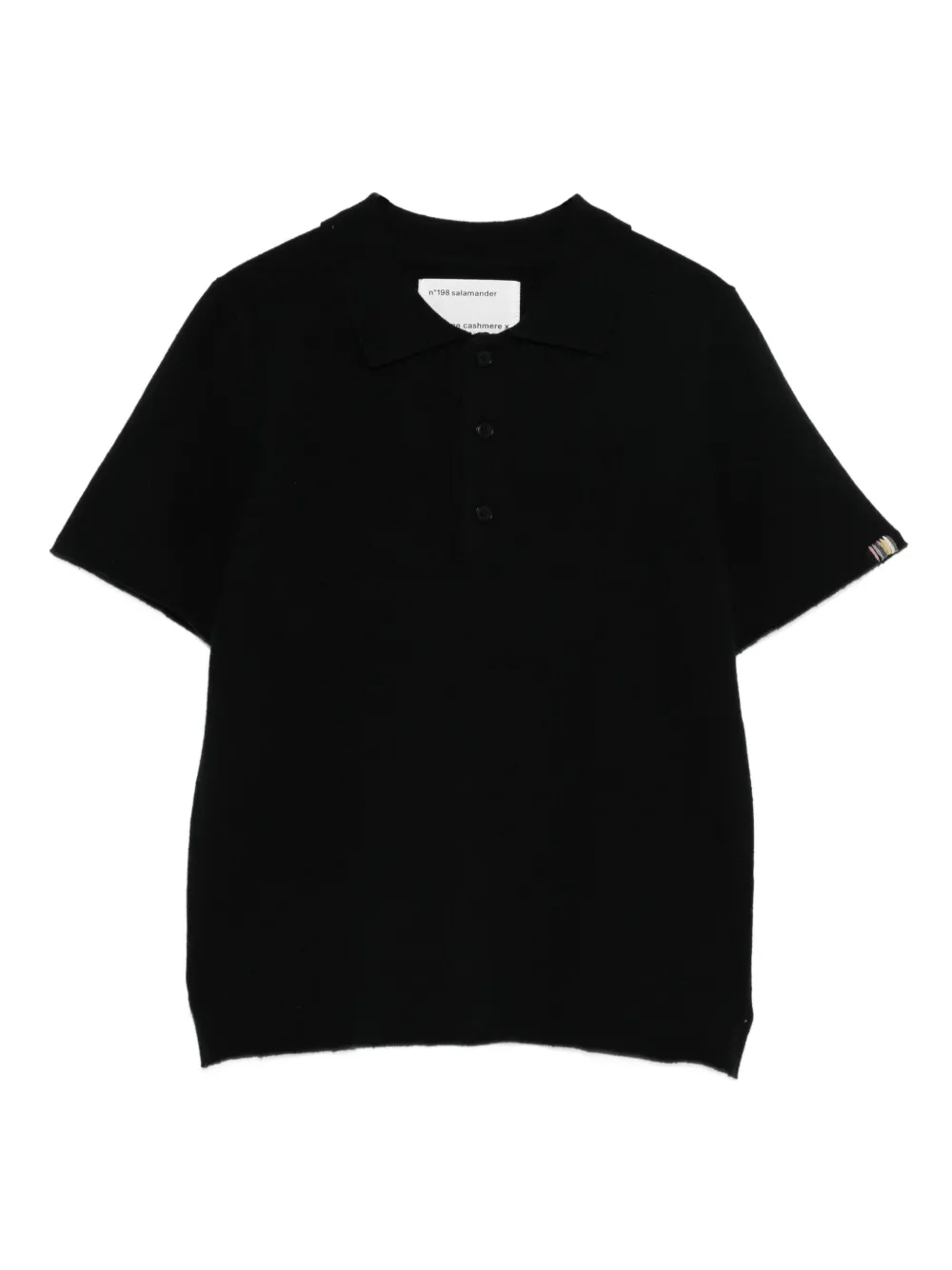 extreme cashmere Nº 198 Salamander polo shirt - Nero