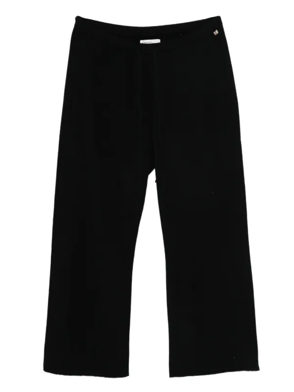 Extreme Cashmere Nº462 Slouch Drawstring-waist Trousers in Black
