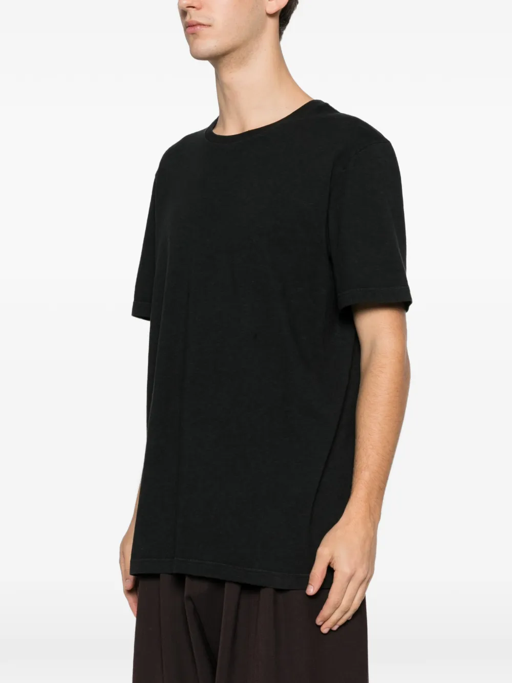 The Row Luke T-shirt met ronde hals Zwart