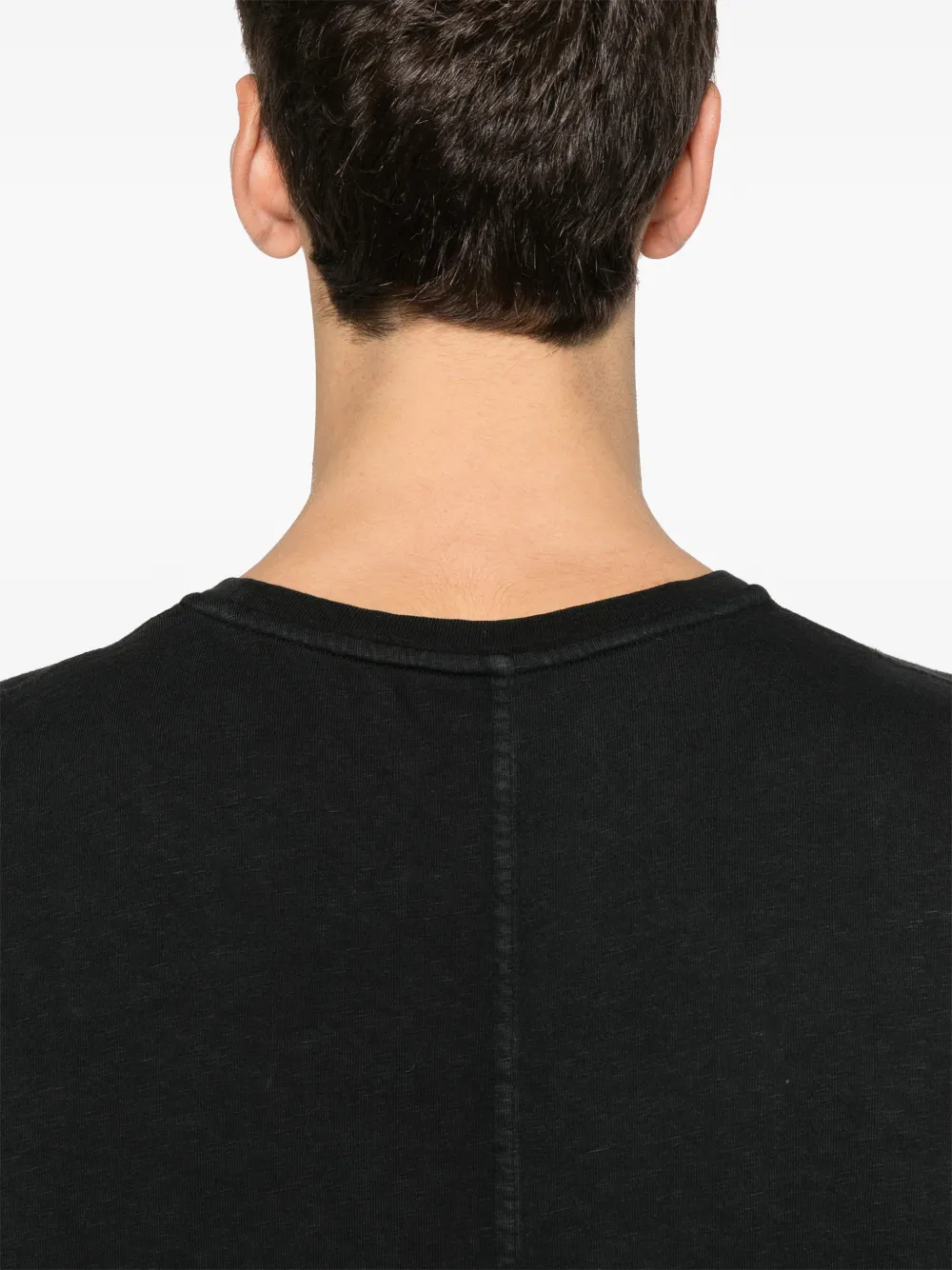 The Row Luke T-shirt met ronde hals Zwart