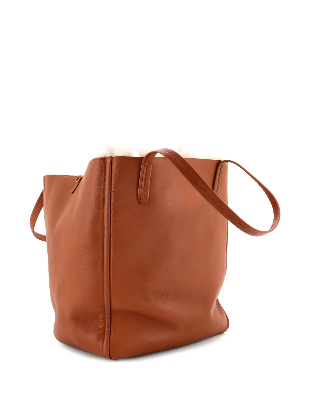 Celine Pre-Owned Phantom Cabas Leather with Shearling Medium tote bag | Pre-Owned | Image 2