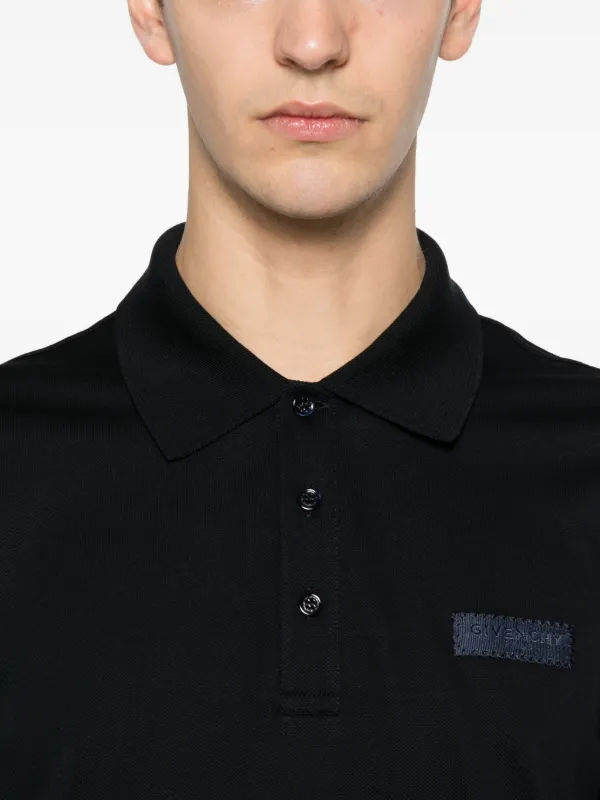 Givenchy logo-patch Polo Shirt | Black | FARFETCH ZA