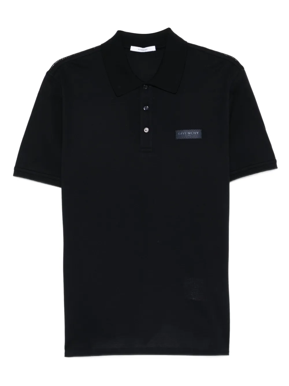Givenchy playera tipo polo con parche del logo | negro | Image 1