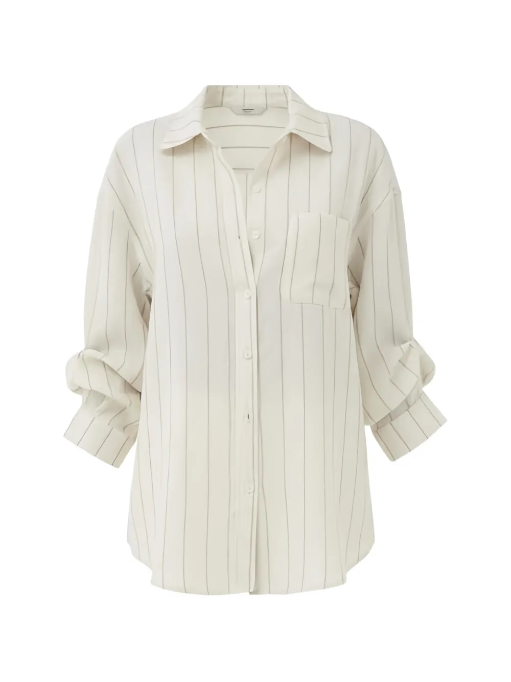 Eleh striped pocket shirt - Toni neutri