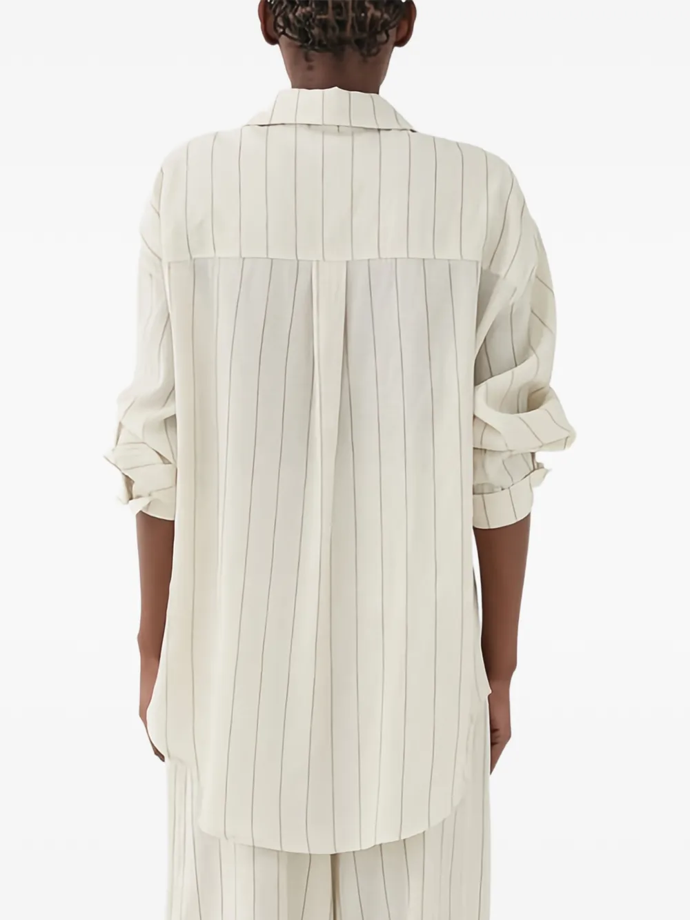  Eleh Striped Pocket Shirt - Neutrals 