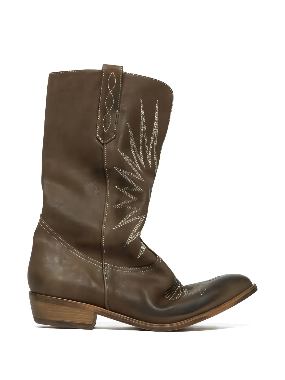 Aniye By Tex embroidered boots - Marrone