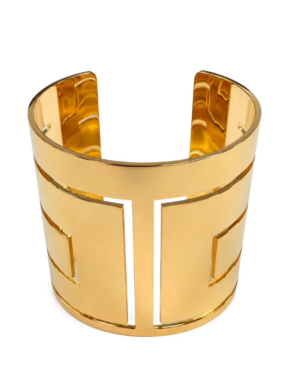 Elisabetta Franchi Bracciale rigido Rigid con cut-out - Oro