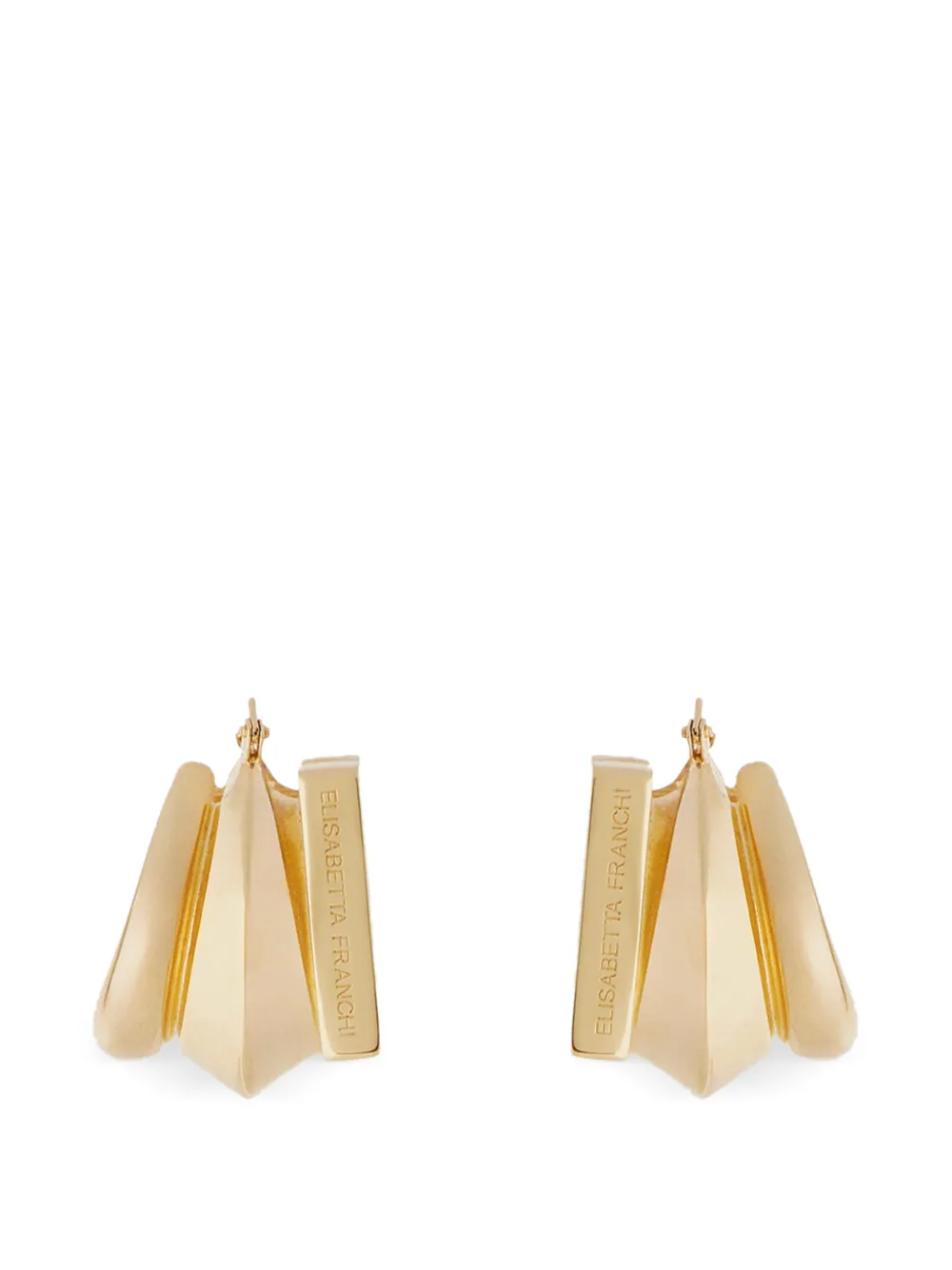 Elisabetta Franchi crystal-embellished earrings - Oro
