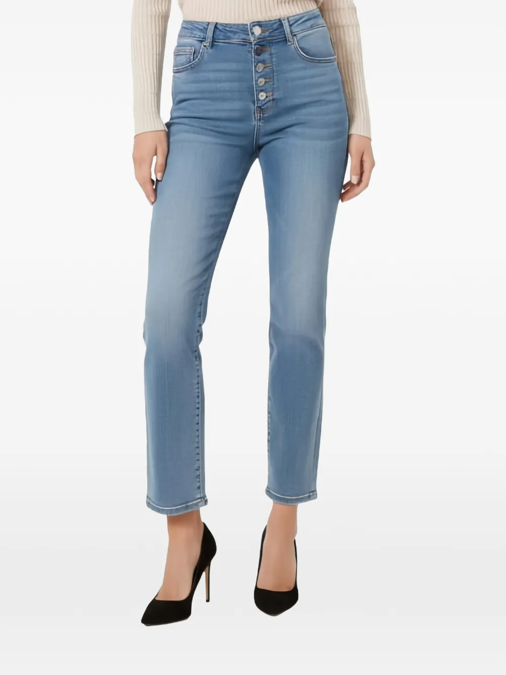 LIU JO Jeans met knopen Blauw