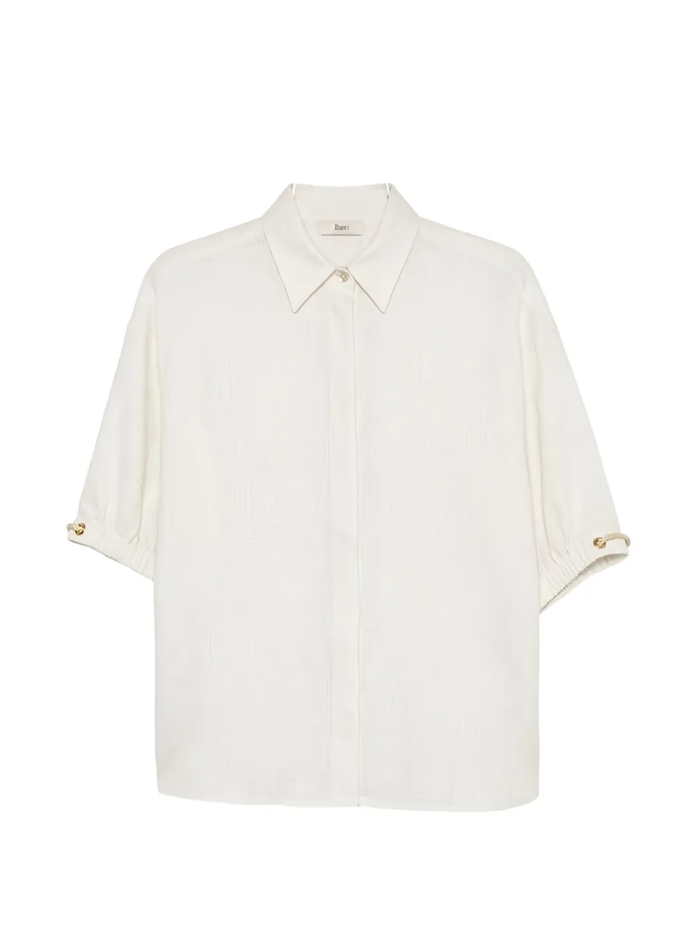 Herno short-sleeve buttoned shirt - Toni neutri