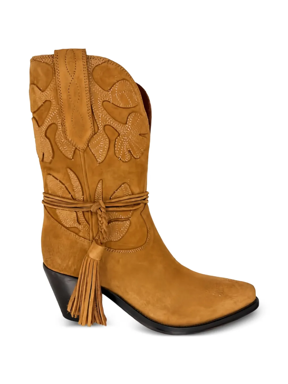 Golden Goose Wish Star suede cowboy ankle boots Bruin