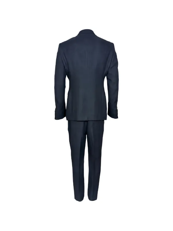 Giorgio Armani ピークドラペル ダブルスーツ | ブルー | FARFETCH JP