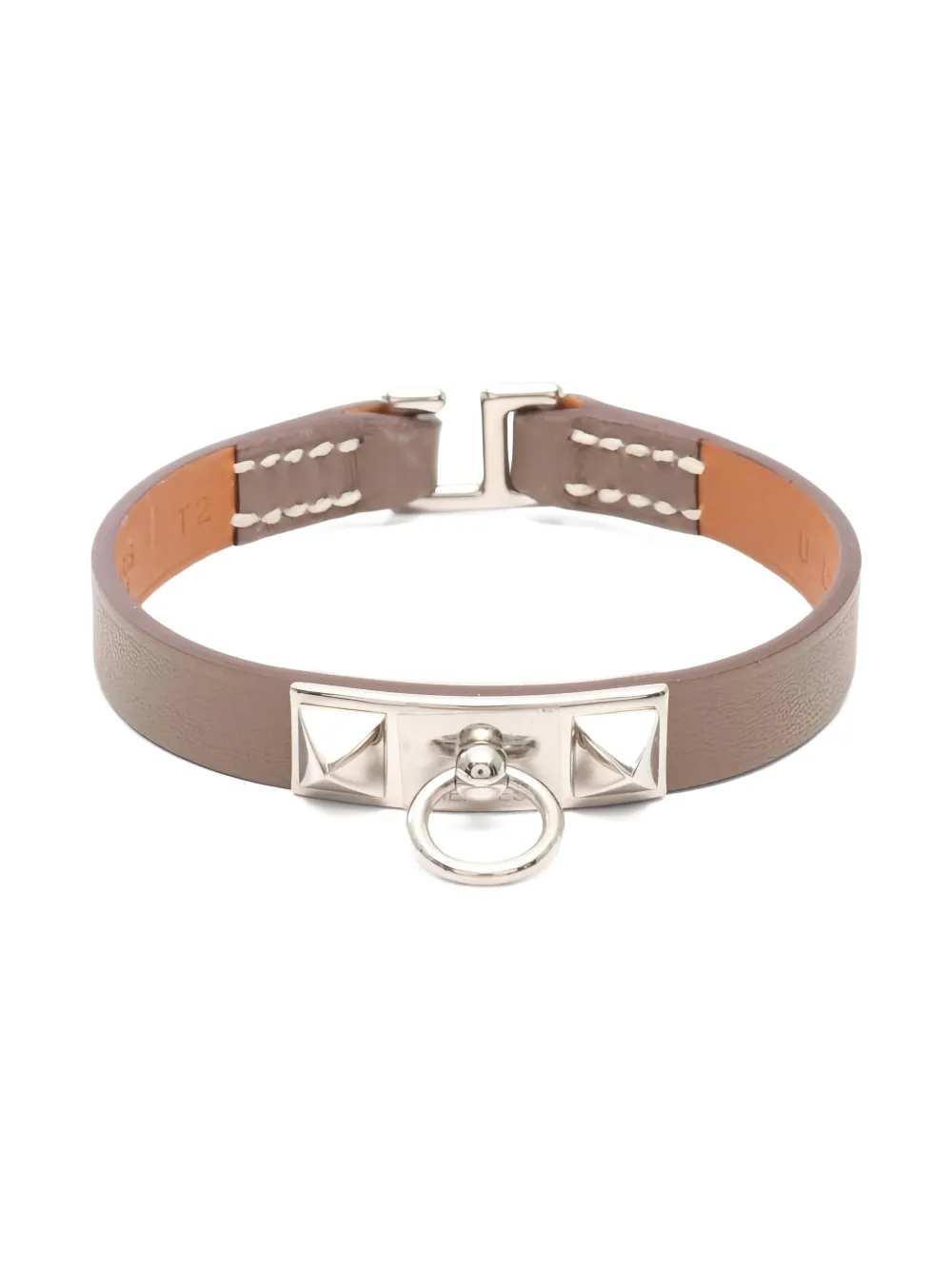 Pre-owned Hermes 2022 Rival Bracelet In Neutral